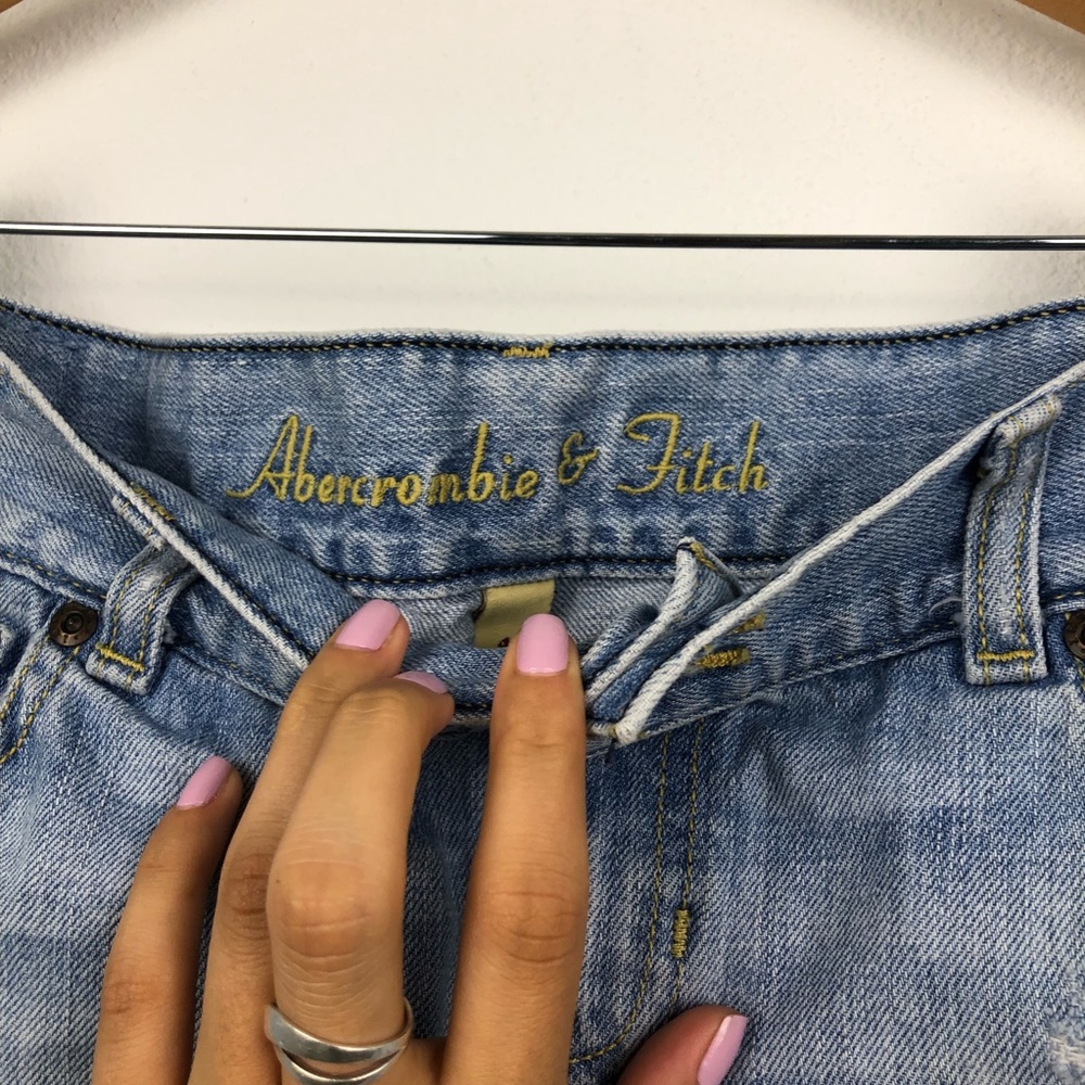Abercrombie & Fitch Light Denim Mini Skirt - Picture 5 of 7